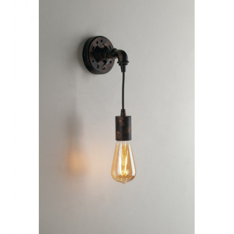 Applique murale Amarcord Rouille 1 ampoule 26cm|Appliques murales|Luminaire Center