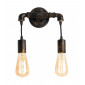 Applique murale Amarcord 2 ampoules Métal Rouille|Appliques murales|Luminaire Center