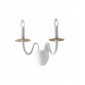 Applique murale Armstrong 2 ampoules Métal blanc|Appliques murales|Luminaire Center