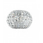 Applique design Concert 1 ampoule Cristal,métal,K9 Chrome|Appliques murales|Luminaire Center