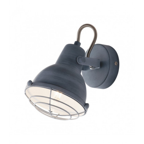 Applique murale Cuba 1 ampoule Métal Gris|Appliques murales|Luminaire Center