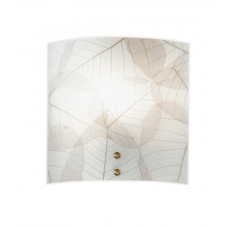 Applique murale Eden 1 ampoule Verre Marron|Appliques murales|Luminaire Center