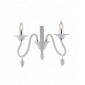 Applique murale Estefan 2 ampoules Acrylique blanc|Appliques murales|Luminaire Center