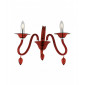 Applique murale Estefan 2 ampoules Acrylique Rouge|Appliques murales|Luminaire Center