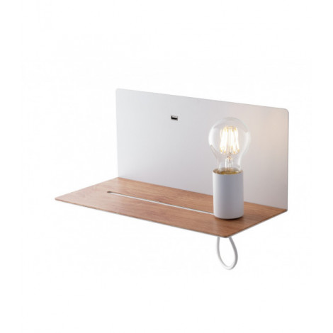 Applique avec liseuse Flash blanc 15 Cm|Appliques murales|Luminaire Center