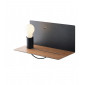 Applique avec liseuse Flash Noir 15 Cm|Appliques murales|Luminaire Center