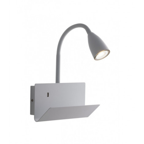 Applique avec liseuse Gulp blanc 27-49 Cm|Appliques murales|Luminaire Center