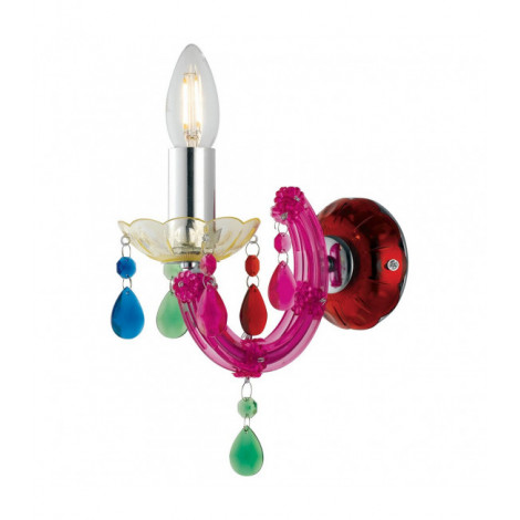 Applique murale Houston 1 ampoule Acrylique Multicouleur|Appliques murales|Luminaire Center