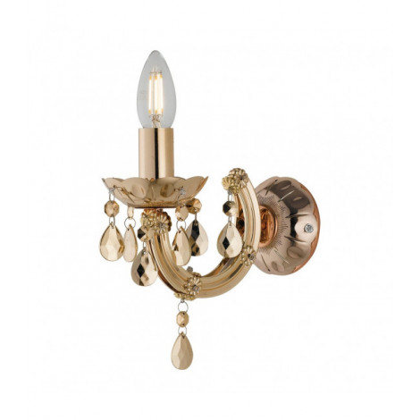 Applique murale Houston 1 ampoule Acrylique Cuivre|Appliques murales|Luminaire Center