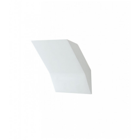 Applique en plâtre Montblanc blanc 20 Cm|Appliques murales|Luminaire Center