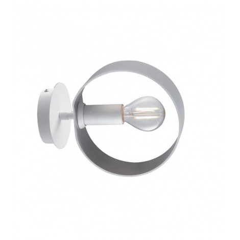 Applique murale Olympic 1 ampoule Métal Argent, blanc|Appliques murales|Luminaire Center