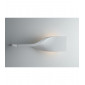 Applique en plâtre Piroette blanc 1 ampoule 11cm|Appliques murales|Luminaire Center