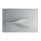 Applique en plâtre Flush blanc 1 ampoule 15cm|Appliques murales|Luminaire Center