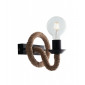 Applique murale Rope Noir 19 Cm|Appliques murales|Luminaire Center