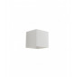 Applique en plâtre Rubik 1 ampoule Plâtre blanc|Appliques murales|Luminaire Center