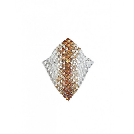 Applique design Rumba 1 ampoule Cristal Ambré,transparent|Appliques murales|Luminaire Center