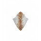 Applique design Rumba 1 ampoule Cristal Ambré,transparent|Appliques murales|Luminaire Center