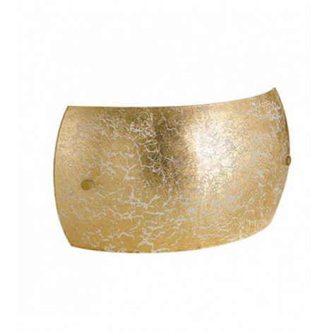 Applique murale Vanity 2 ampoules Verre,câble de tissu Or|Appliques murales|Luminaire Center