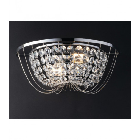 Applique design Vienna Chrome 13,5 Cm|Appliques murales|Luminaire Center