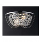 Applique design Vienna Chrome 13,5 Cm|Appliques murales|Luminaire Center