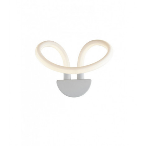 Applique LED intégré Heaven 1 ampoule Métal,Diffuseur acrylique blanc|Appliques murales|Luminaire Center