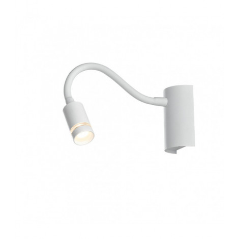Applique avec liseuse Kepler 1 ampoule Métal blanc|Appliques murales|Luminaire Center