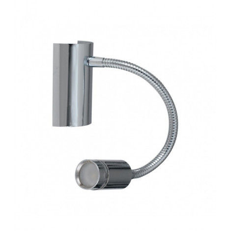Applique avec liseuse Kepler 1 ampoule Métal Chrome|Appliques murales|Luminaire Center