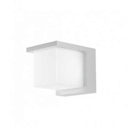 Applique moderne Nismo 1 ampoule Aluminium blanc|Appliques murales|Luminaire Center