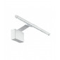 Applique à tableau Alcor 1 ampoule Aluminium blanc|Appliques murales|Luminaire Center