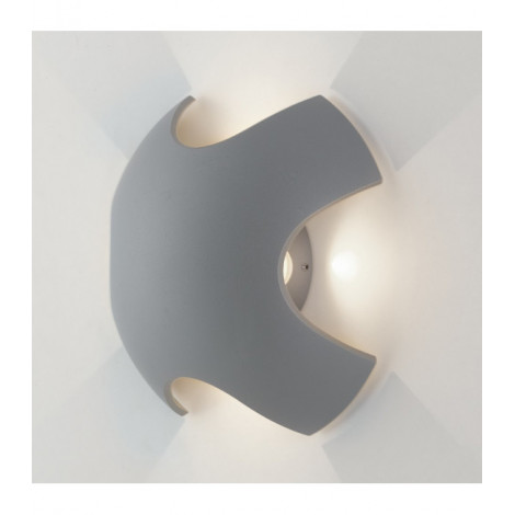 Applique murale Ghibli 4 ampoules Aluminium Argent|Appliques murales|Luminaire Center