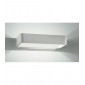 Applique murale Omega 1 ampoule Aluminium blanc|Appliques murales|Luminaire Center