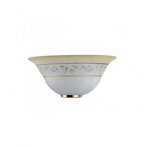 Applique murale Rosy 1 ampoule Verre ambre|Appliques murales|Luminaire Center