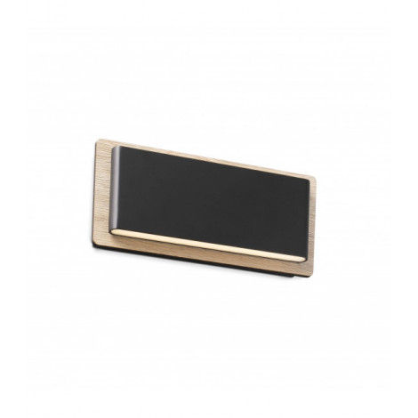 Applique murale Mood Noir 2 ampoules 13cm|Appliques murales|Luminaire Center