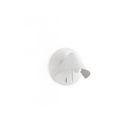 Applique avec liseuse Kasa 1 ampoule blanc|Appliques murales|Luminaire Center
