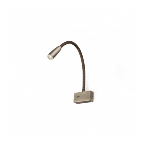 Applique avec liseuse Lead Bronze 1 ampoule 40cm|Appliques murales|Luminaire Center