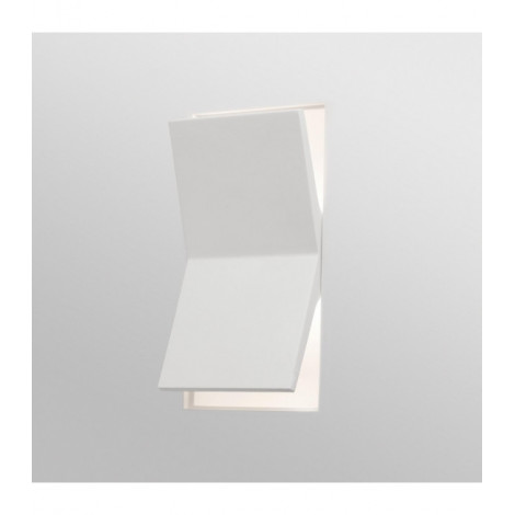Applique murale Domino Corps Plâtre,métal diffuseur PC|Appliques murales|Luminaire Center