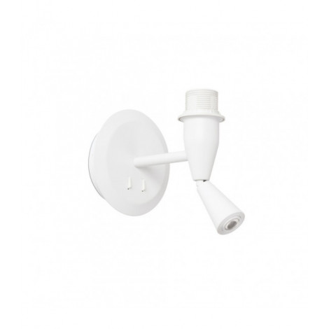 Applique avec liseuse Mambo Corps métallique 1 ampoule 17,3cm|Appliques murales|Luminaire Center