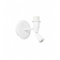 Applique avec liseuse Mambo Corps métallique 1 ampoule 17,3cm|Appliques murales|Luminaire Center