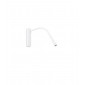 Applique avec liseuse Flin blanc 1 ampoule 27,3cm|Appliques murales|Luminaire Center