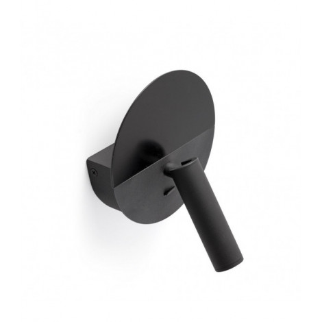 Applique avec liseuse Duas Noir mat 18,3 Cm|Appliques murales|Luminaire Center
