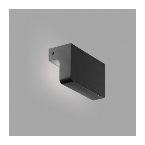 Applique moderne Nine Gris foncé 1 ampoule 6cm|Appliques murales|Luminaire Center