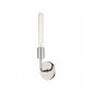 Applique murale Ava Acier Nickel poli 1 ampoule 42,6cm|Appliques murales|Luminaire Center