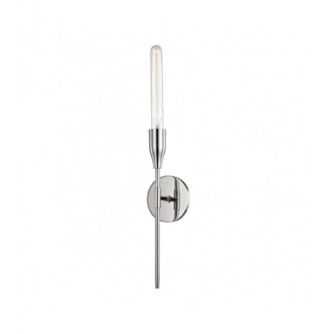 Applique murale Tara Acier Nickel poli 1 ampoule 59,7cm|Appliques murales|Luminaire Center
