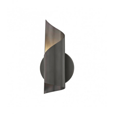 Applique murale Evie Acier Bronze vieilli 1 ampoule 24,8cm|Appliques murales|Luminaire Center