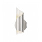 Applique murale Evie Acier Nickel poli 1 ampoule 24,8cm|Appliques murales|Luminaire Center