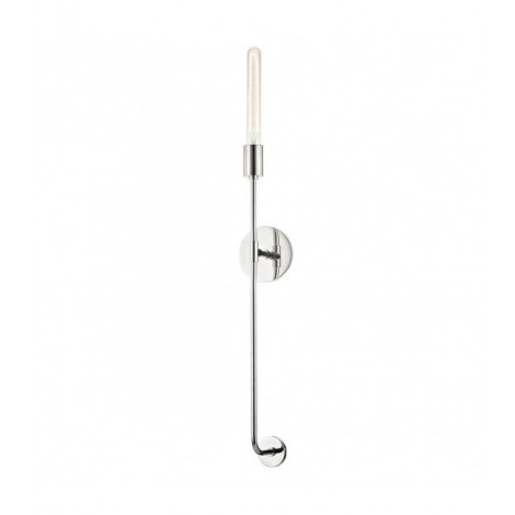 Applique murale Dylan Acier Nickel poli 1 ampoule 88,9cm|Appliques murales|Luminaire Center