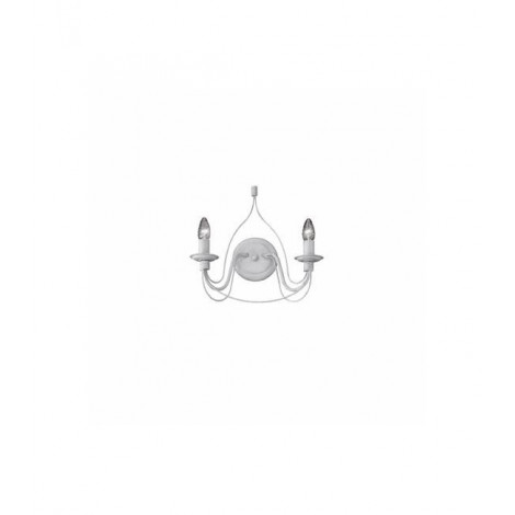 Applique murale Corte Métal Brun rouille 2 ampoules 37cm|Appliques murales|Luminaire Center