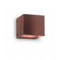 Applique murale Flash Métal Corten 1 ampoule 6cm|Appliques murales|Luminaire Center