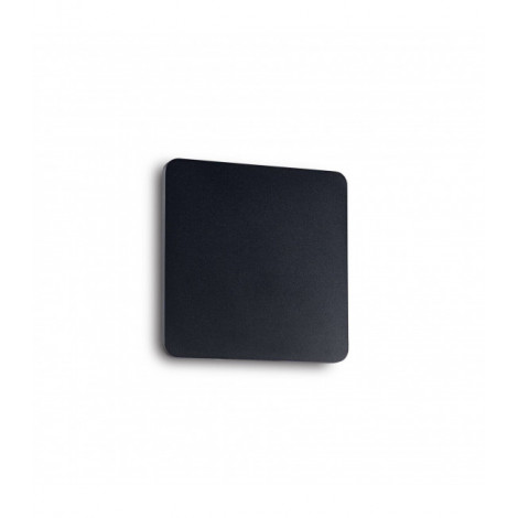 Applique murale Cover Aluminium Noir 1 ampoule 15cm|Appliques murales|Luminaire Center