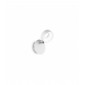 Applique avec liseuse Oby Métal blanc 1 ampoule 10cm|Appliques murales|Luminaire Center